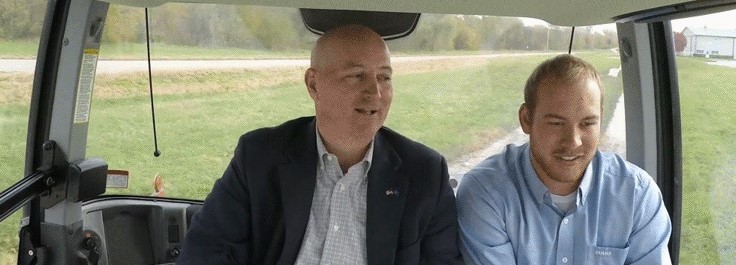 Worker takes Governor for ride at Manufacturing Month event -Featured Image